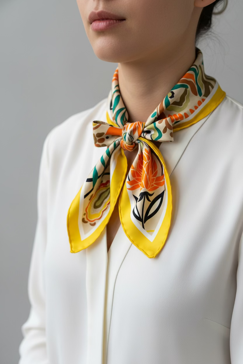 Colorful floral and abstract patterned fabric on a white background