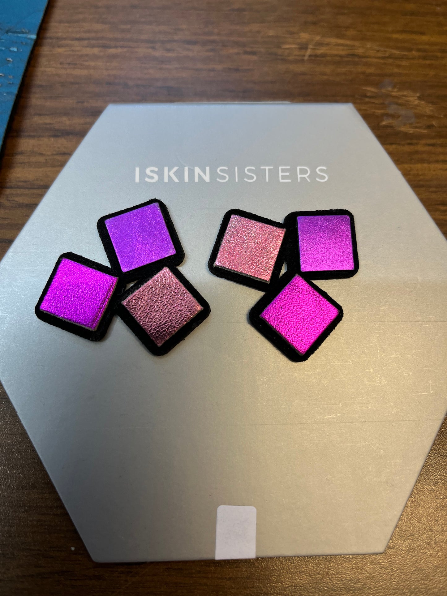 Rainbow 3square Earrings