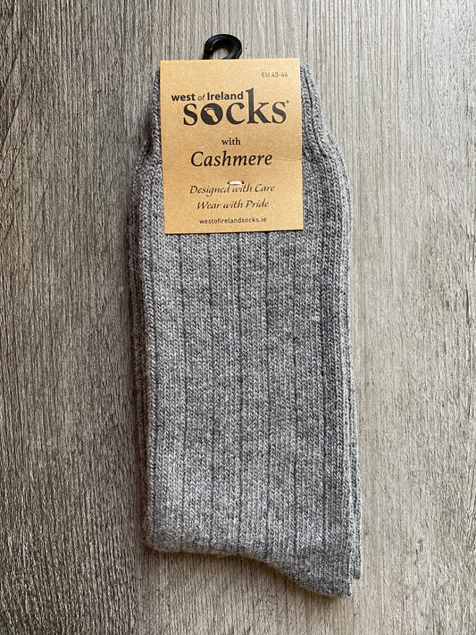 WEST OF IRELAND - CASHMERE BLEND MENS SOCK