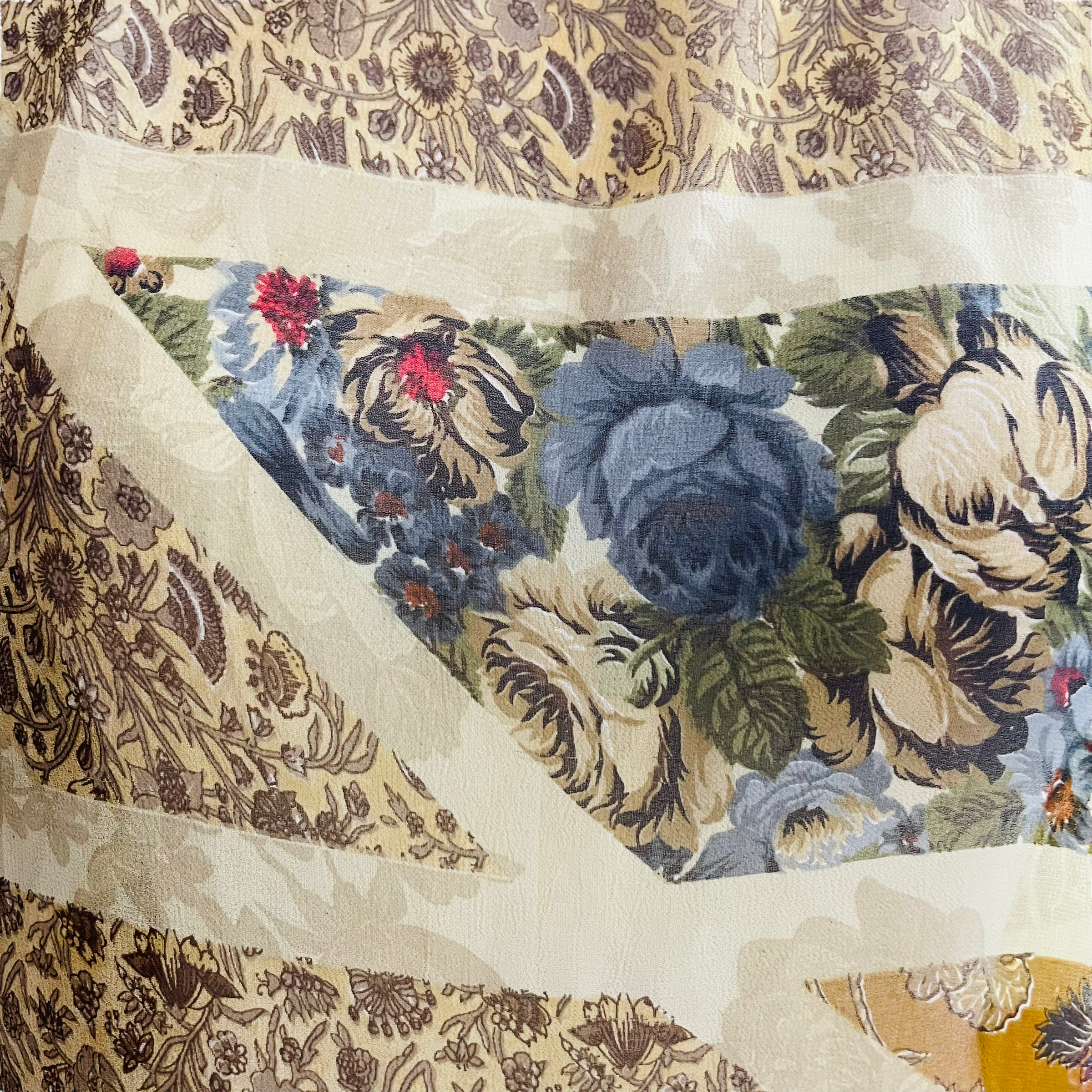 sariKNOTsari  Hayes Avatar Sheer Pure Silk Boxy Top