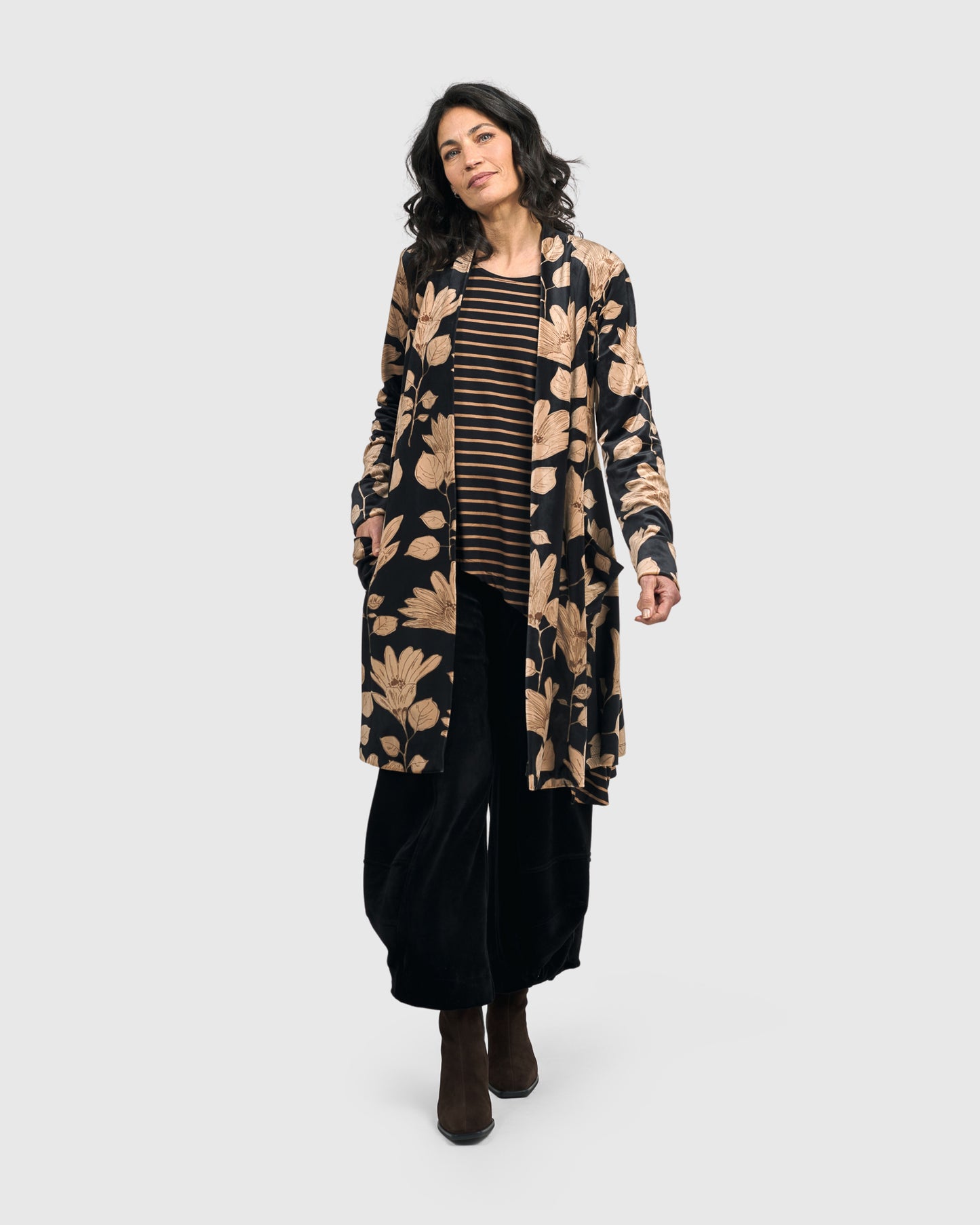 ALEMBIKA - VELVET FLORAL JACKET