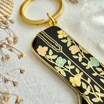 Load image into Gallery viewer, PIKA AND BEAR - DOLLY COWBOY ENAMEL KEYCHAIN
