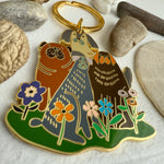 Load image into Gallery viewer, PIKA AND BEAR - GOOD BOYS ENAMEL KEYCHAIN
