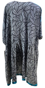 sariKNOTsari  PRC5587 Avatar Pure Silk Boxy Babydoll Dress