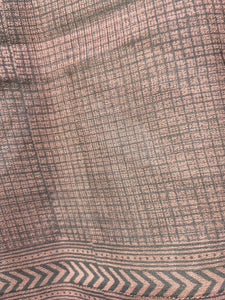 sariKNOTsari  PRG4178 Sheer Avatar Pure Silk Boxy Top