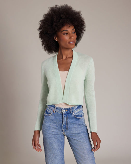 ALASHAN CASHMERE - CN CROP CARIDGAN