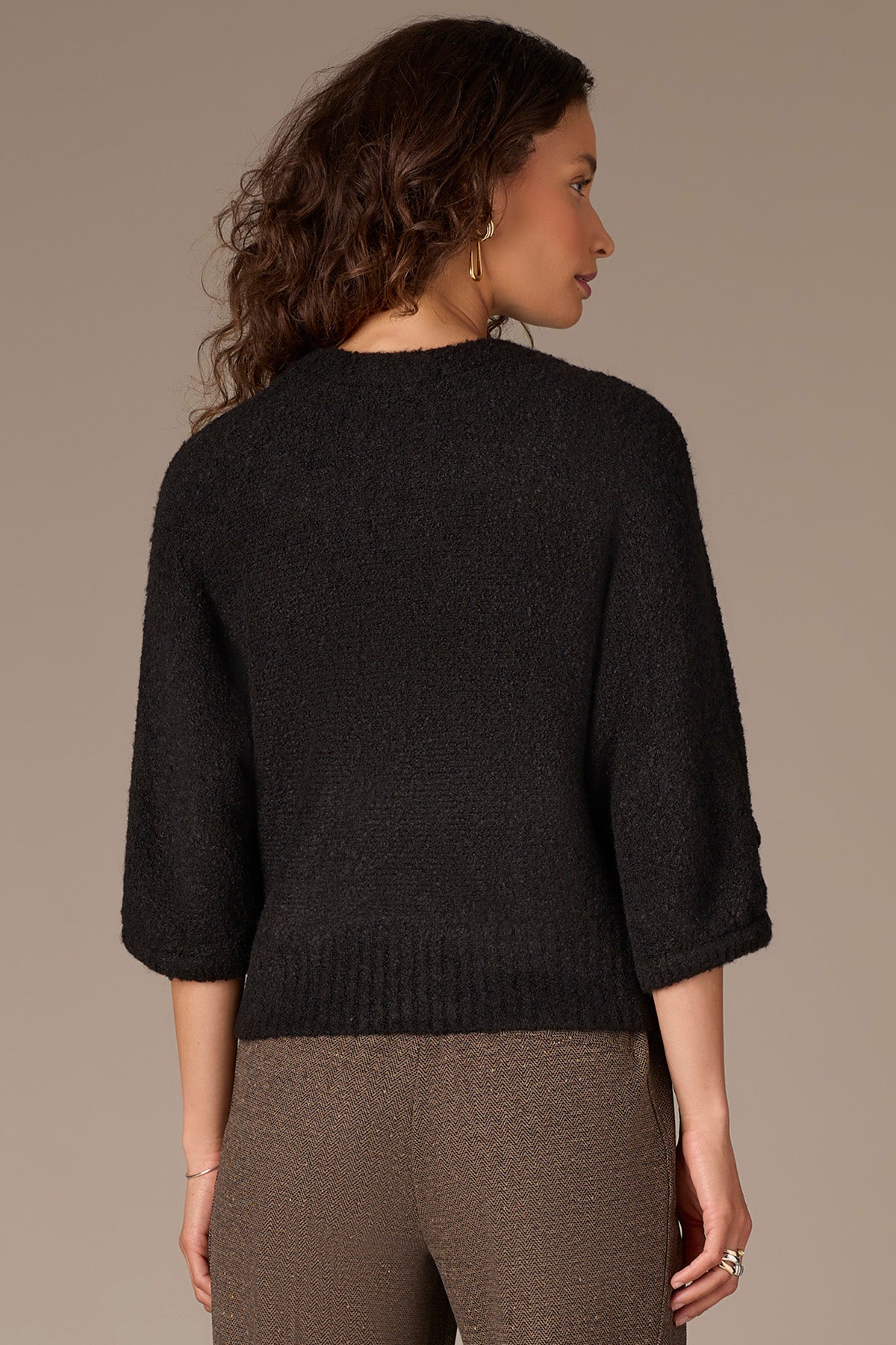 WIT & WISDOM - 3/4 SLEEVE DOLMAN SWEATER