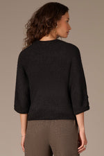 Load image into Gallery viewer, WIT &amp; WISDOM - 3/4 SLEEVE DOLMAN SWEATER
