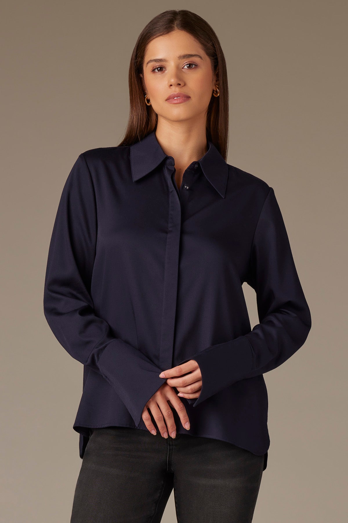 WIT & WISDOM - FRENCH CUFF WOVEN SHIRT