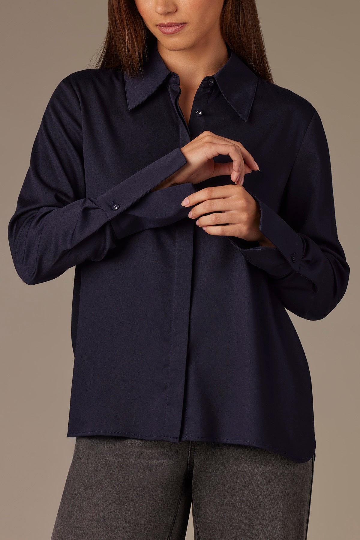 WIT & WISDOM - FRENCH CUFF WOVEN SHIRT