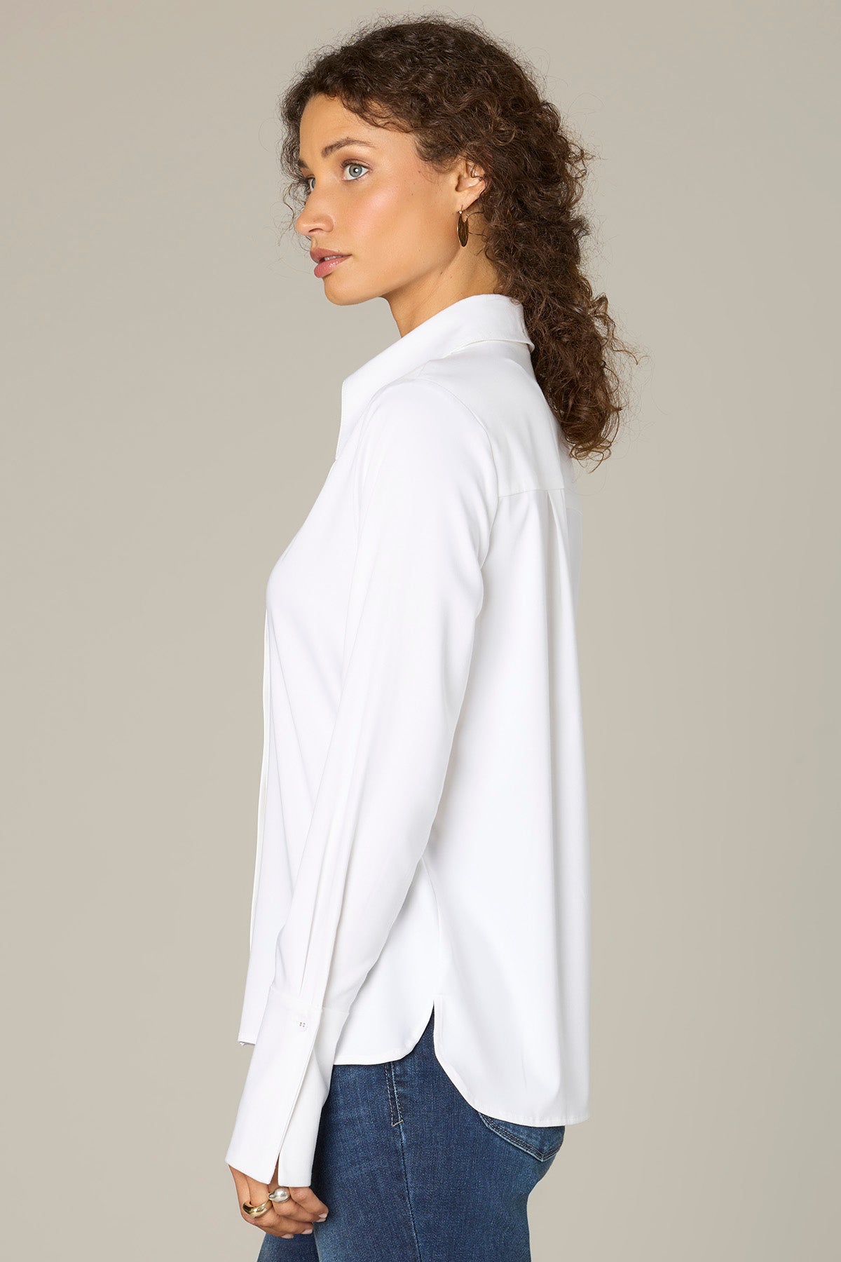 WIT & WISDOM - FRENCH CUFF WOVEN SHIRT