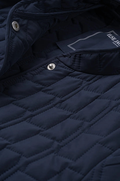 LINE01 long quilted jacket