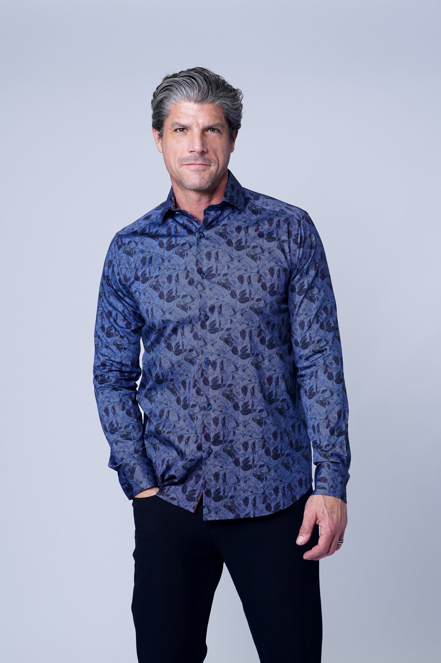 7 DOWNIE ST - SATIN STRETCH SHIRT