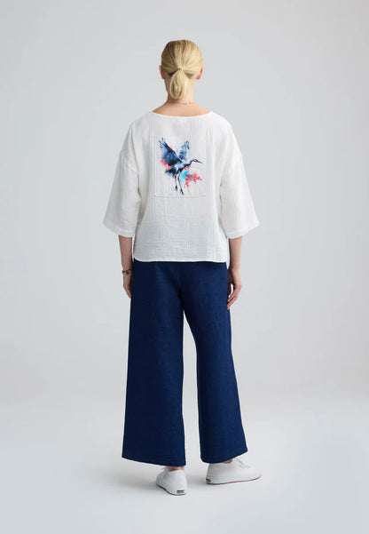 Azelea Muslin Denim Pant - Suttles & Seawinds