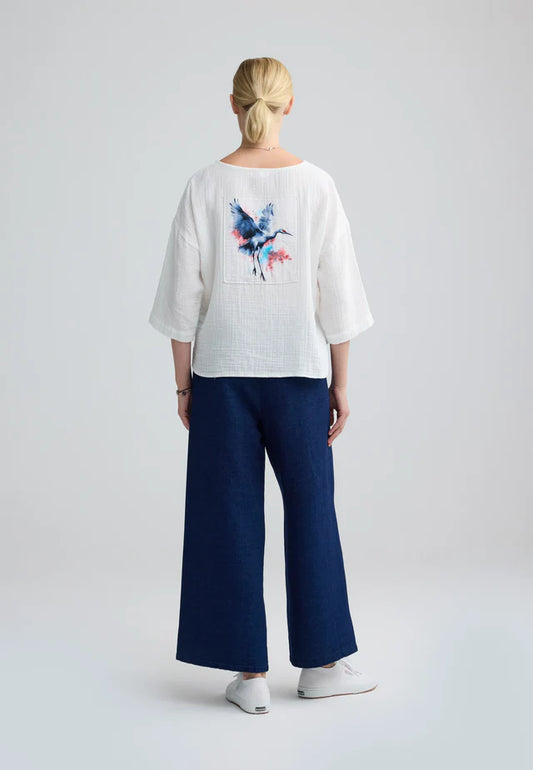 AZELEA MUSLIN DENIM PANT