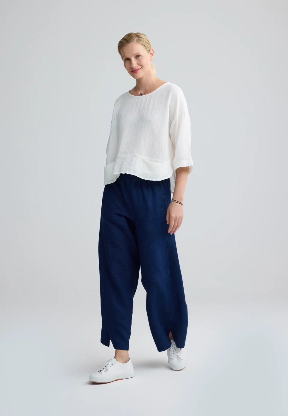 AZELEA MUSLIN DENIM PANT