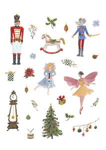 MAISON L -  FRENCH COTTON PRINTED TEA TOWELS