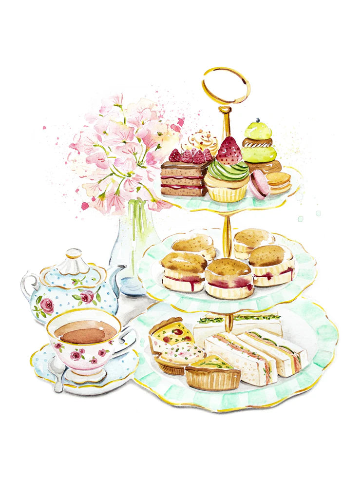 High Tea - Cotton Tea Towel - Suttles & Seawinds