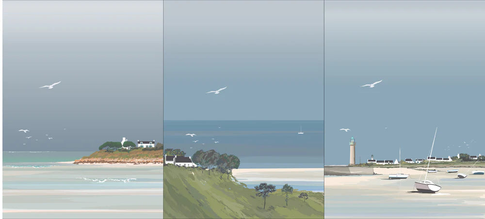 MAISON L -  FRENCH COTTON PRINTED TEA TOWELS