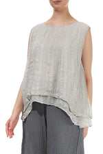 Load image into Gallery viewer, GRIZAS - LAYERED TEXTURED SILK BLOUSE
