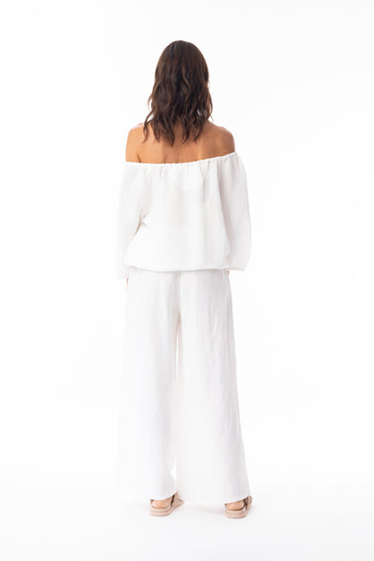 Linen Sleeve Top - Suttles & Seawinds