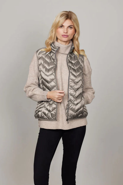 Louise Short Down Vest - Suttles & Seawinds