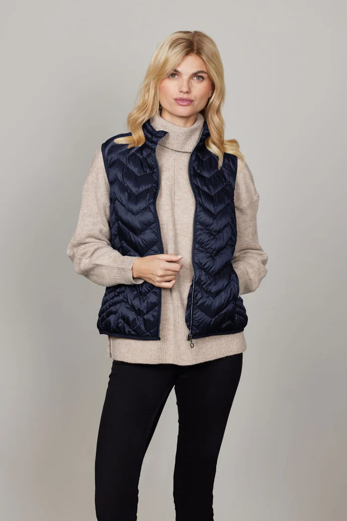 Louise Short Down Vest - Suttles & Seawinds