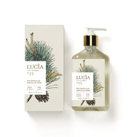 Lucia Les Saisons Douglas Pine liquid hand soap, 270 ml pump bottle