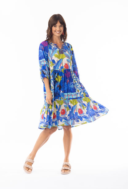 Luna 3/4 Sleeve Midi Dress - Suttles & Seawinds
