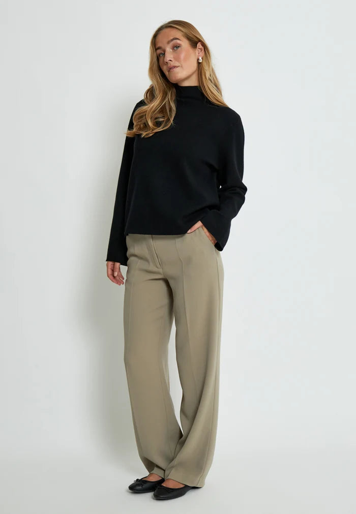 Lupi High Neck Knit Pullover