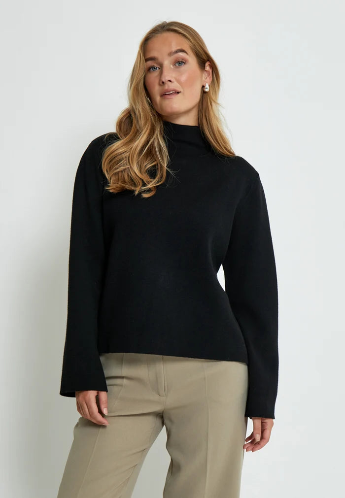 Lupi High Neck Knit Pullover