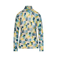 Melina Merino Wool Polo Neck, Print
