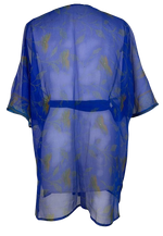 Load image into Gallery viewer, sariKNOTsari  PCH6901 Very Sheer Avatar Pure Silk Kimono-Sleeved Jacket with Belt
