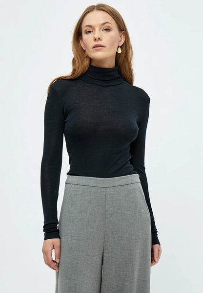 Cally Roll Neck Long Sleeve Top