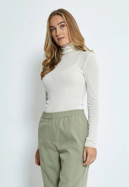 Cally Roll Neck Long Sleeve Top