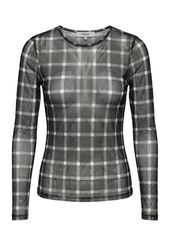 Minus Stefine Mesh Long Sleeve Top - Side