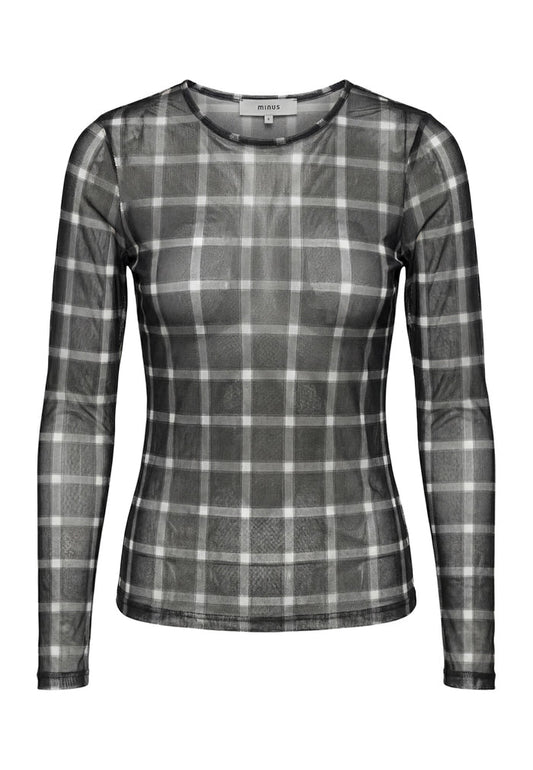 Minus Stefine Mesh Long Sleeve Top - Side