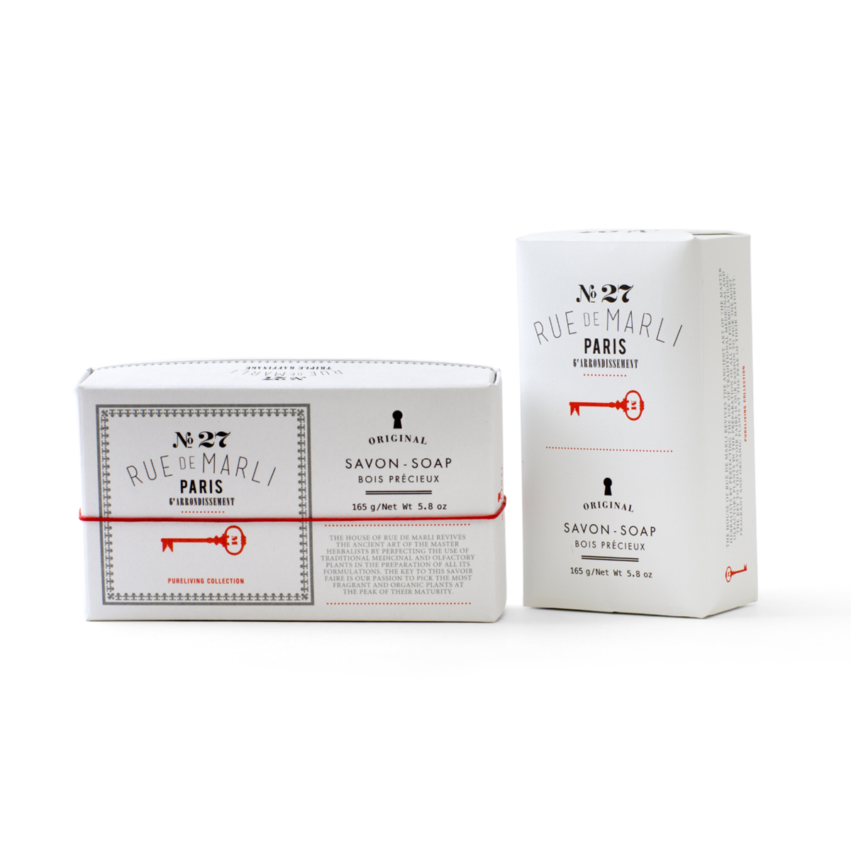 Rue de Marli N°27 Bois Précieux shea butter soap, 165 g bar