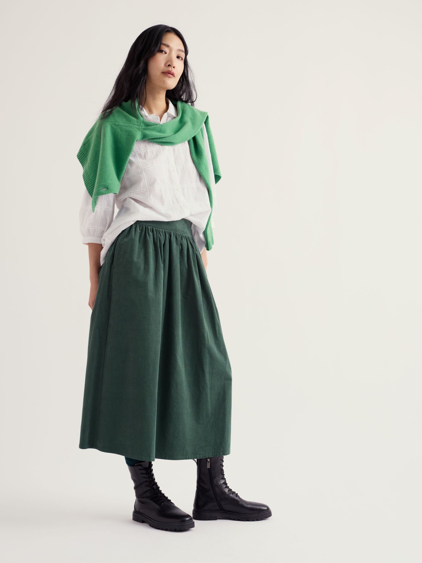 Mevagissey Cord Skirt