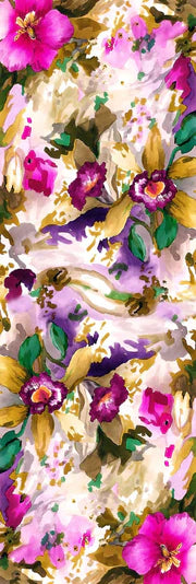 EXPRESSIONS - TROPICAL FLOWERS SCARF