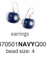Bliss Short Drop Round Lucite Encased Earring - Suttles & Seawinds