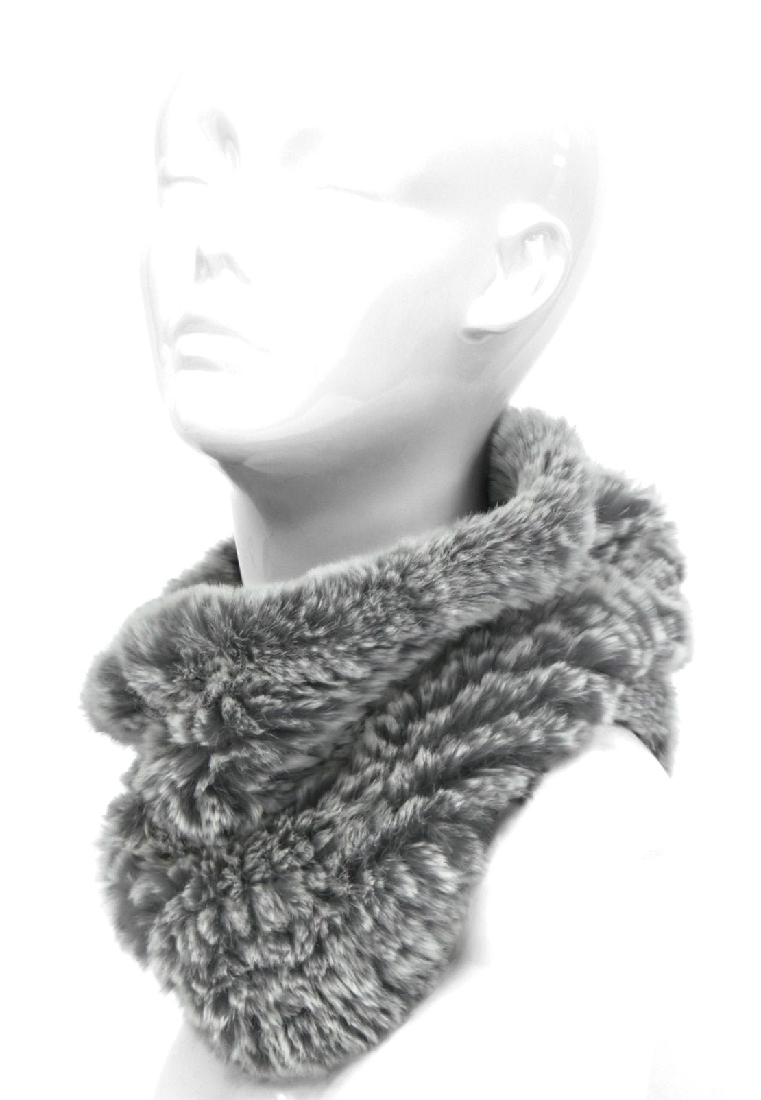 MM - RABBIT FUR NECK WARMER