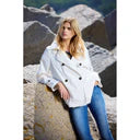 NICOLETTE HOODED SHORT TRENCH COAT