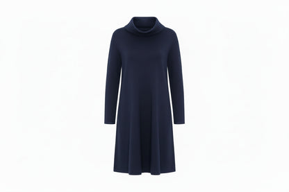 Night - Cowl Neck  Knit Dress