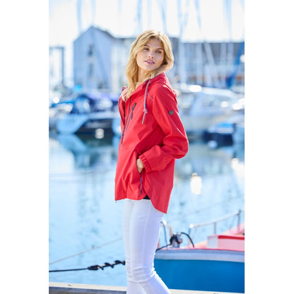 Noa Red Hooded Coat - Suttles & Seawinds