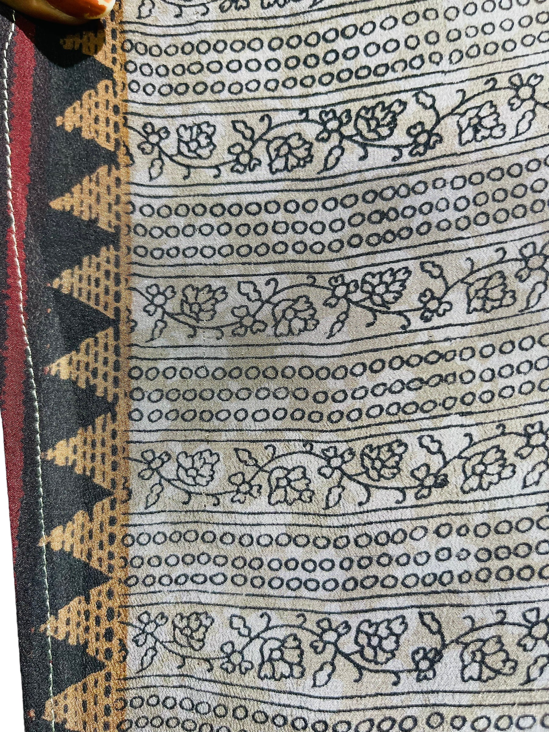 sariKNOTsari  PRC3828 Nirvana Pure Silk Side Slit Top