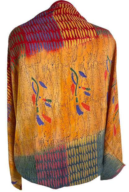 Speckle silk shrug