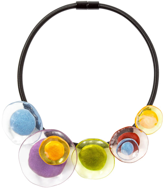 ZSISKA - PRUE COLLECTION  -FLORA 5 BEAD NECKLACE
