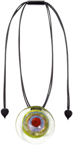 Load image into Gallery viewer, ZSISKA - PRUE COLLECTION ADJUSTABLE FLORA LARGE DISC NECKLACE
