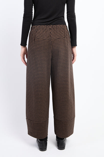 Brushed Vichy Trousers